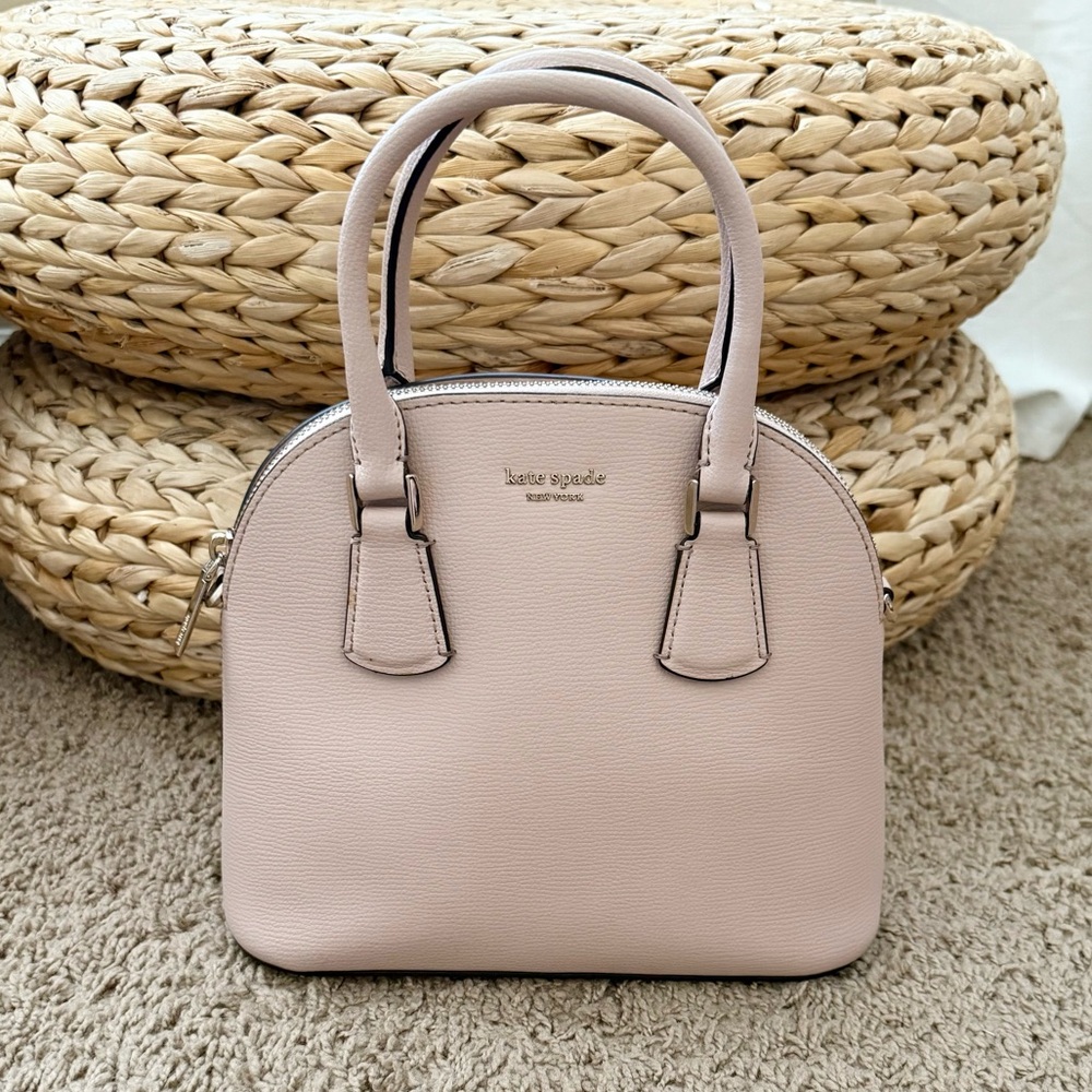 Kate Spade pastel pink leather crossbody handbag